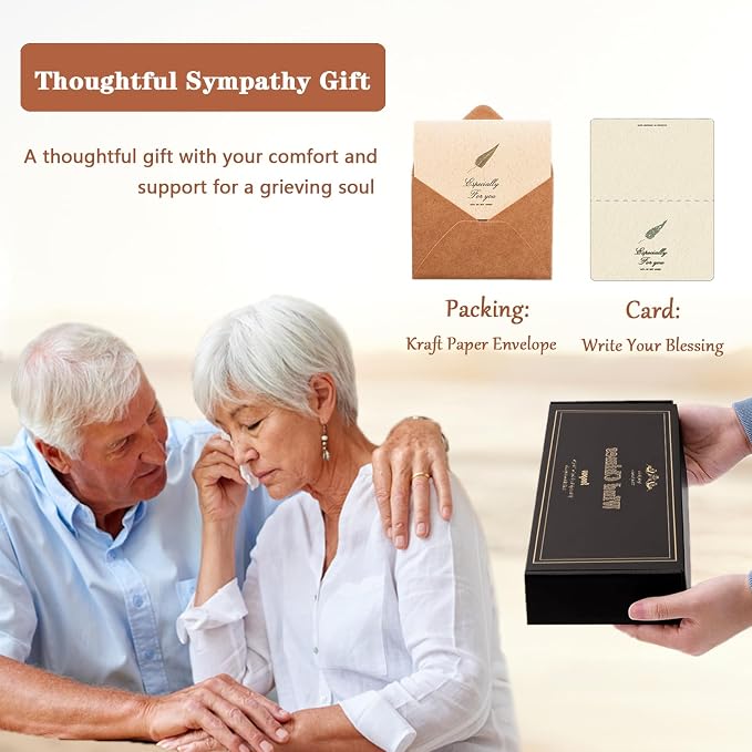 Soopau Sympathy Wind Chimes, Memorial Wind Chimes for Loss of Loved One, Sympathy/Memorial/Bereavement/Condolence Funeral Gifts in Memory of a Loved One Mother Father, 30" Wooden