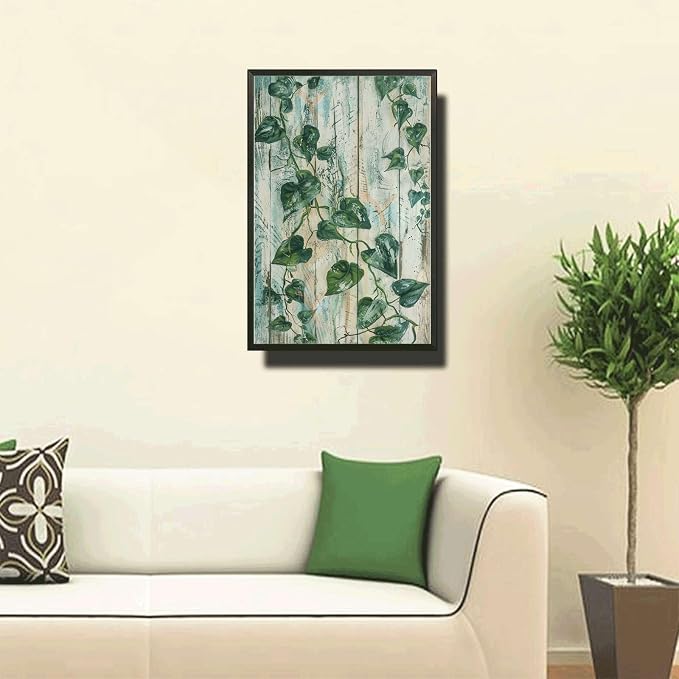 Metal Sign Tin Sign Vintage Wall Art Rustic Trail Pothos Tin Sign for Vintage Paintings Shabby Chic Decor and Easy Installation Funny Outdoor Decor for Restaurant 12×16 Inches with Metal Frame
