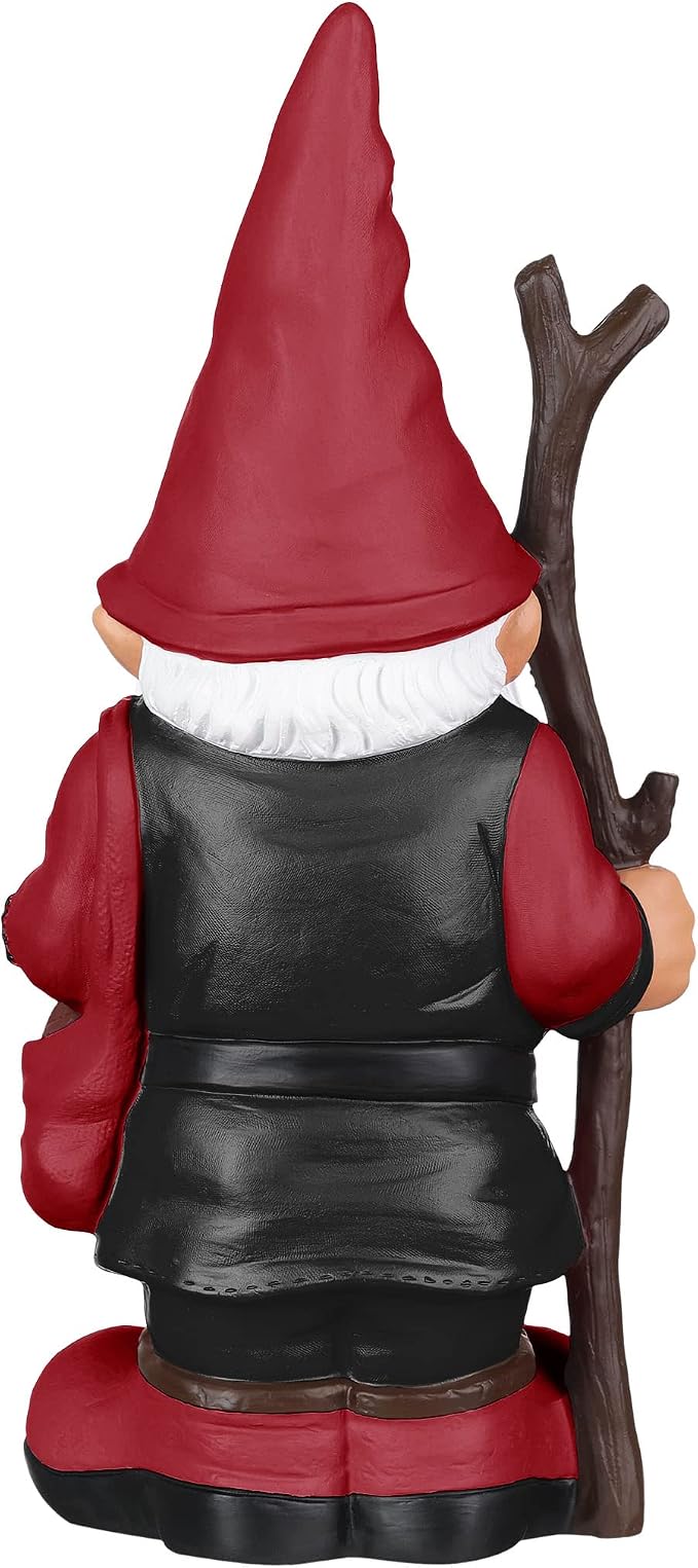 FOCO NFL Team Logo Holding Stick Garden Statue Outdoor Gnome