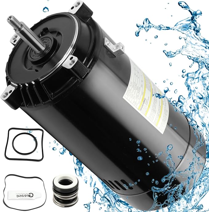 UST1152 Pool Pump Motor 1.5 HP 56J Frame Fit for Hayward SP2610X15 AST165 | 115/230V 3450 RPM Single Speed A.O. Smith Century AST165, B229