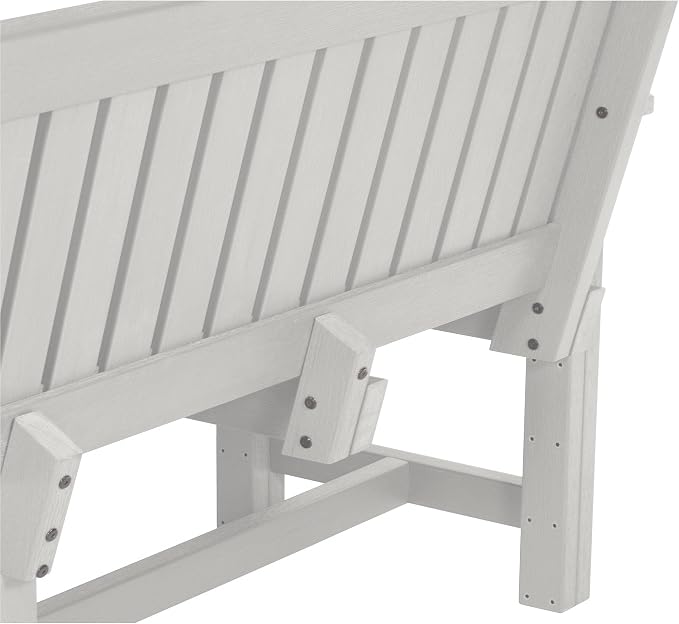 Sequoia Professional CM-BENSQ42-WHE Commercial Grade Exeter 4 Foot Garden Bench, White