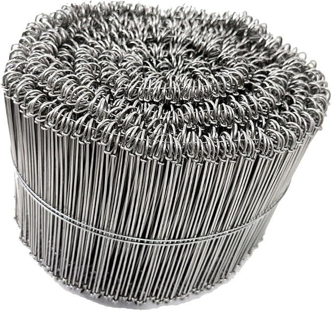 Zeluga 23-267 6in. 16 Gauge 1000 Pc. Galvanized Steel Double Loop Reinforcement Cable Rebar Wire Ties