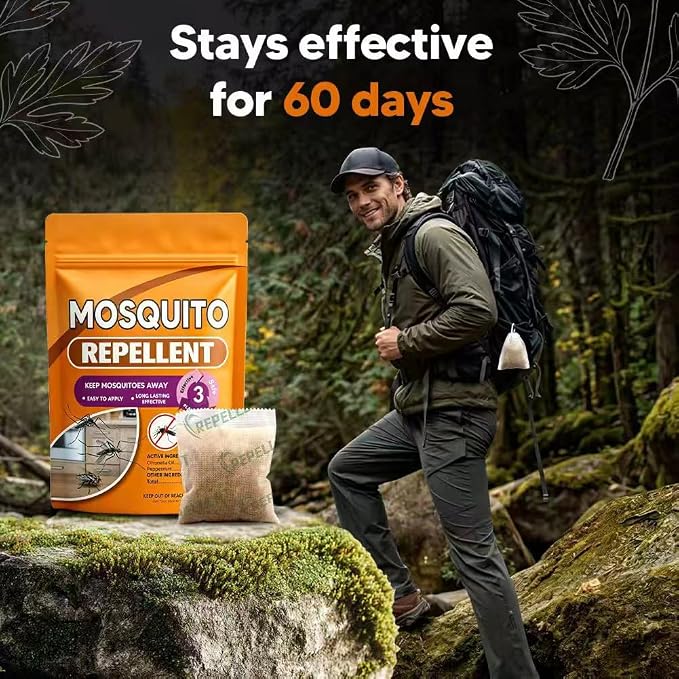 Mosquito Repellent, Mosquitoes Repellent Indoor, Keep Mosquito Away, Covers 120 sq ft of Space,Safe for People and Pets, Perfect for Patio,Bedroom,Garden,Camping-8P
