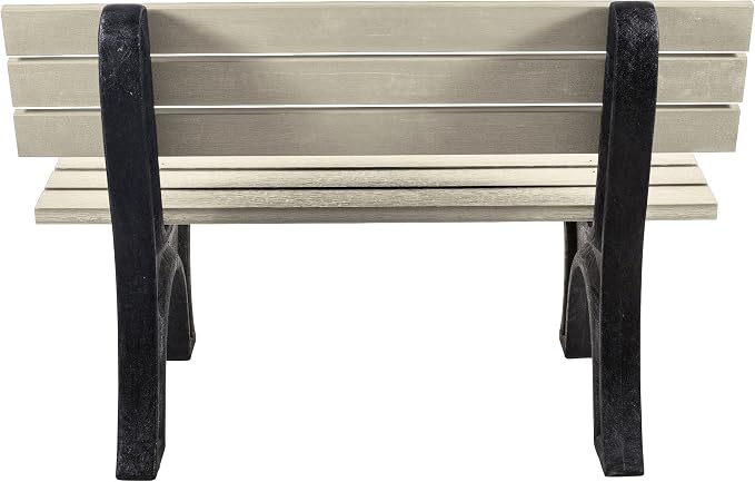 Sequoia Professional CM-BENSQ43-WAE Aurora 4 ft Park Bench, Whitewash