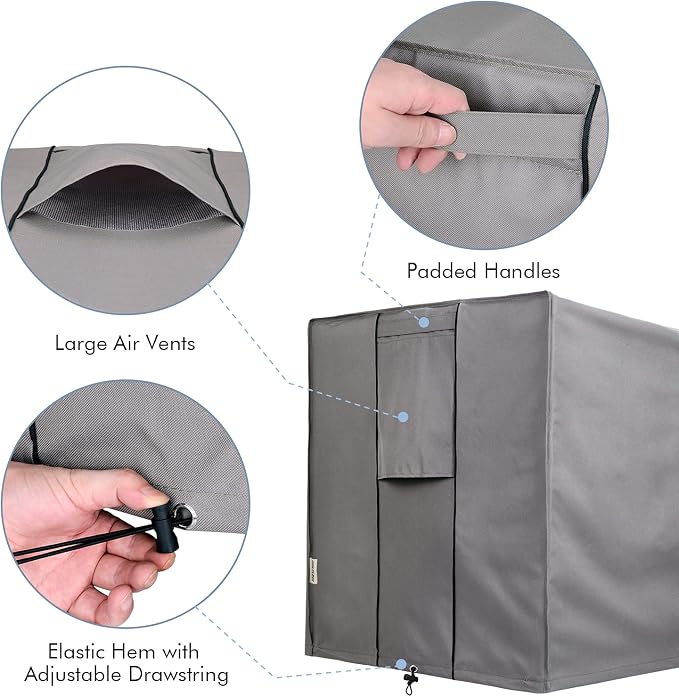 Air Conditioner Covers for Outside Units, AC Unit Covers Outdoor Fits up to 26 x 26 x 32 inches