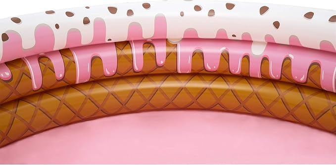 Bestway Inflatable Pool Sundae Funday Ice Cream Printed Kids Outdoor Fun