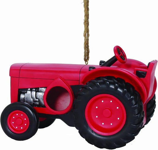 Spoontiques - Birdhouse - Garden Décor - Decorative Bird House for Yard and Garden Decoration - Hanging Novelty Birdhouse for Outdoor Patio - Tractor