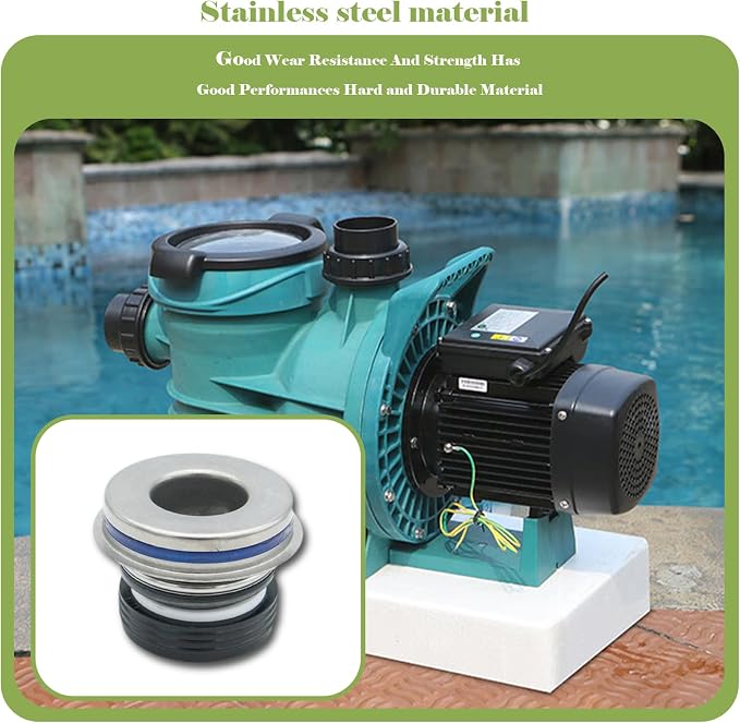 PS-1000 5/8" Shaft Seal Compatible with Swimming Pool/Spa Pump PS-1000 AS-1000 U109-136SS (Two PS-1000)