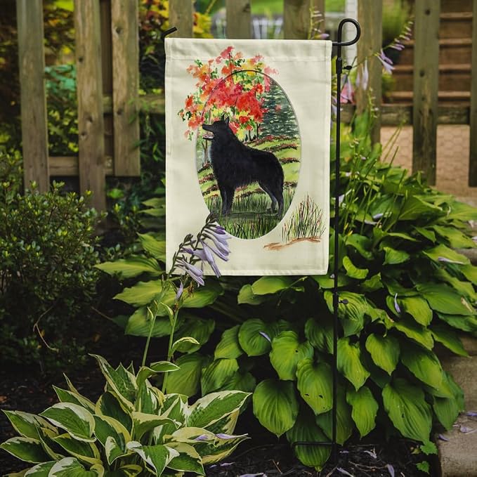 Caroline's Treasures SS8058GF Schipperke Garden Flag Mailbox Flag Decorative Yard Flag Banner Outside Patio Artwork Yard Flower Beds, Garden Size, Multicolor