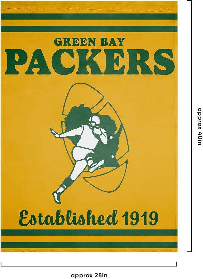 NFL Double Sided Team Logo Vertical Flag (40" x 28")