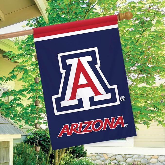 Briarwood Lane House Flag 40x28 For Outdoor Arizona Wildcats NCAA Licensed House Flag