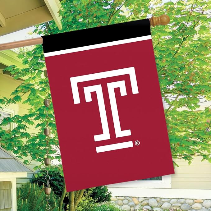Temple University NCAA House Flag 28" x 40" Briarwood Lane