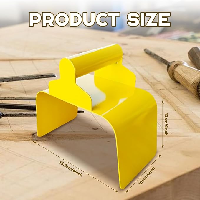 Concrete Curb Trowel, Garden Edging Curb Trowel Concrete Tool, Concrete Curb Trowel Edger, Landscape Curb Trowel with Putty Knife (Rectangle)