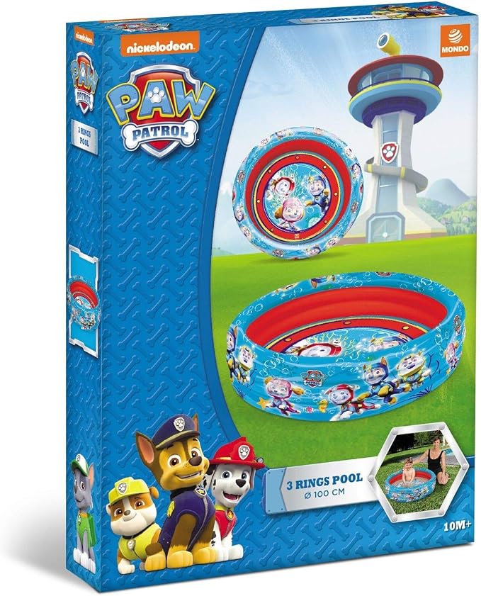 Paw Patrol Blue Childrens Inflatable Swimming/Paddling Pool Summer Garden Toy