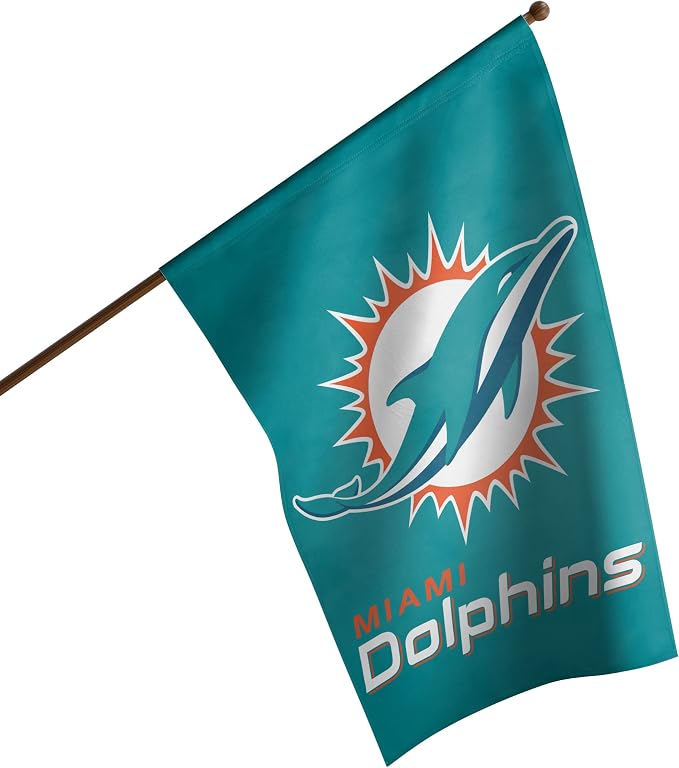 NFL Double Sided Team Logo Vertical Flag (40" x 28")