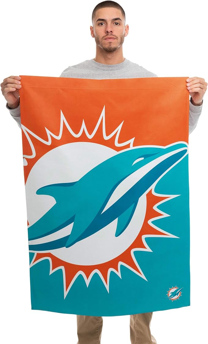 NFL Double Sided Team Logo Vertical Flag (40" x 28")