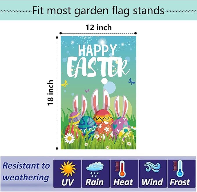 Seasonal Garden Flags Set of 12, Double Sided 12x18 Inch Yard Flags,Small Garden Flags for Outside,4Th of July Garden Flag,Christmas Summer Fall Halloween Seasonal Flag for Outdoor Holiday Decorations
