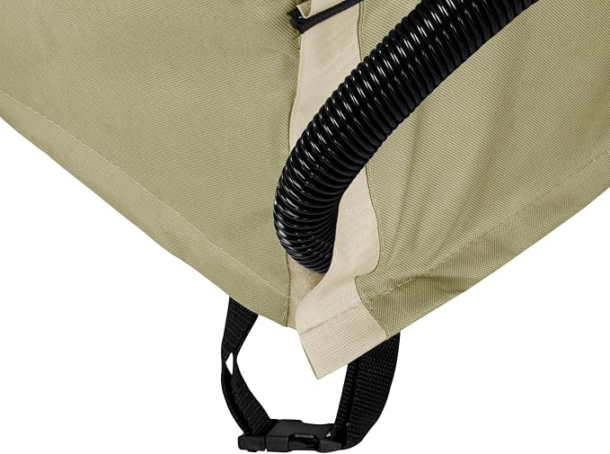 KylinLucky Air Conditioner Cover for Outside, Square 34 x 34 x 38 inches | Heavy duty oxford, UV resistant, fits outside AC units, windproof straps, all-weather protection