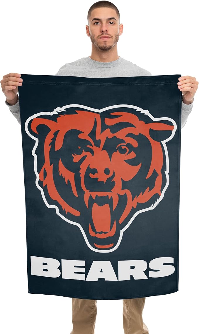 NFL Double Sided Team Logo Vertical Flag (40" x 28")