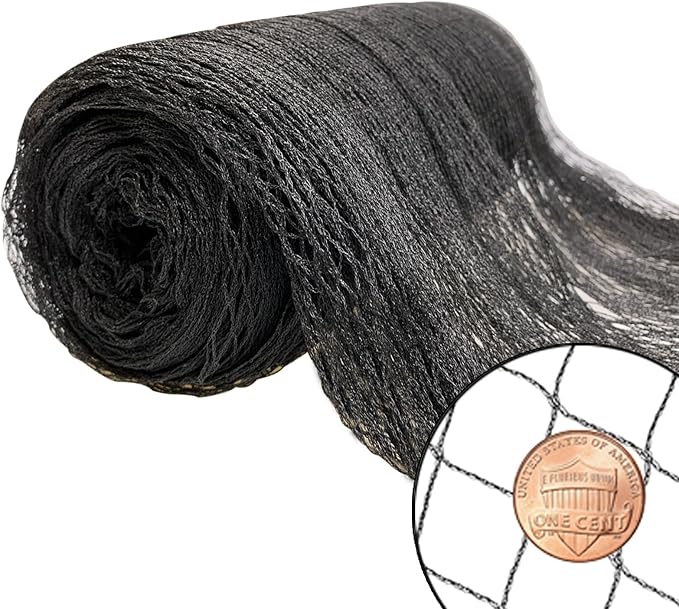 25x25ft Bird Netting for Chicken Coop Poultry Netting 1/2 inch Mesh Heavy Duty Chicken Coop Cover Netting Roof Hawk Proof Bird Netting for Garden Protection Fruit Tree Netting Against Squirrels Deer