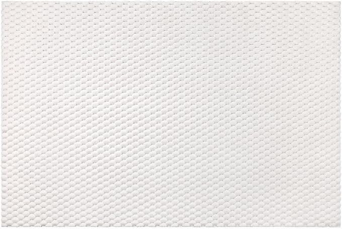 6x9 Area Rug for Living Room, White Washable 3D Bubble Bedroom Rug | Non Slip High Low Pile Hexagon Floor Mat for Dorm, Modern Soft Fluffy Carpet for Dining Room, Office and Nursery