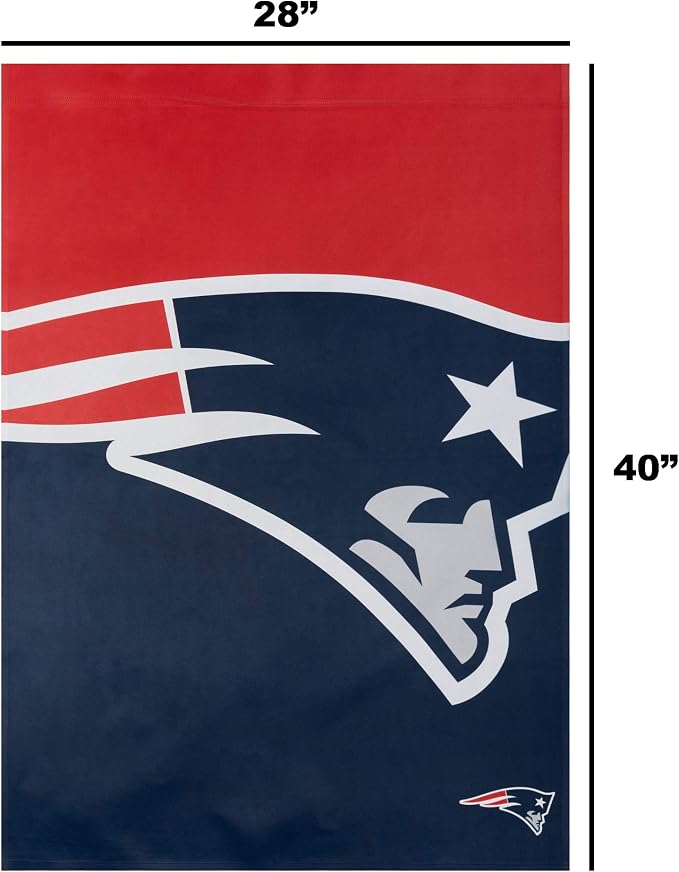 NFL Double Sided Team Logo Vertical Flag (40" x 28")