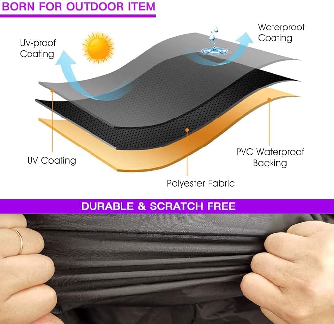 Waterproof ATV Cover,Small 420D Heavy Duty Quad Cover Protects 4 Wheeler from Snow Rain or Sun