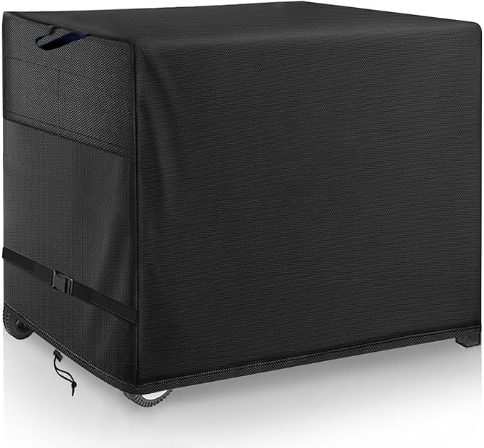 Outdoor Prep Table Cover, for 32 inch Ooni Medium Table, Black | Heavy Duty Waterproof Cover Compatible Outdoor Utility Cart and Storage Cabinet, Keter Unity Small Portable Table