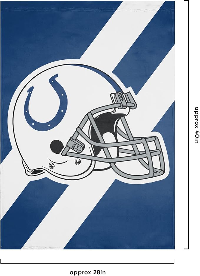 NFL Double Sided Team Logo Vertical Flag (40" x 28")