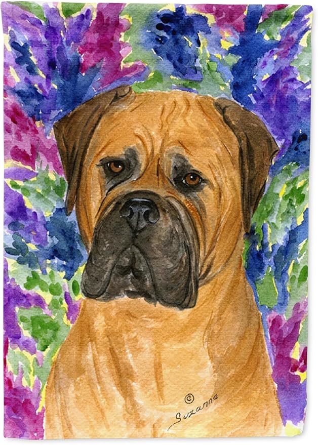 Caroline's Treasures SS8155GF Bullmastiff Garden Flag Mailbox Flag Decorative Yard Flag Banner Outside Patio Artwork Yard Flower Beds, Garden Size, Multicolor