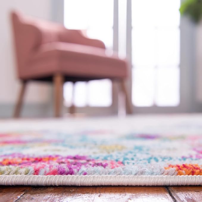 Unique Loom Chromatic Collection Area Rug - Joyous (10' x 14' Rectangle Multi/Blue)