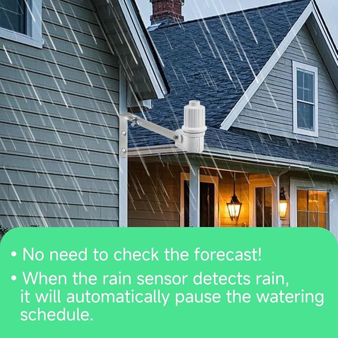 Smart Sprinkler Controller Pro, 12-Zone/Station Irrigation System, GreenVation 2.4G/5GHz WiFi Water Timer for Outdoor Garden/Yard/Lawns(with Water Pump and Rain Sensor Connection Interface)