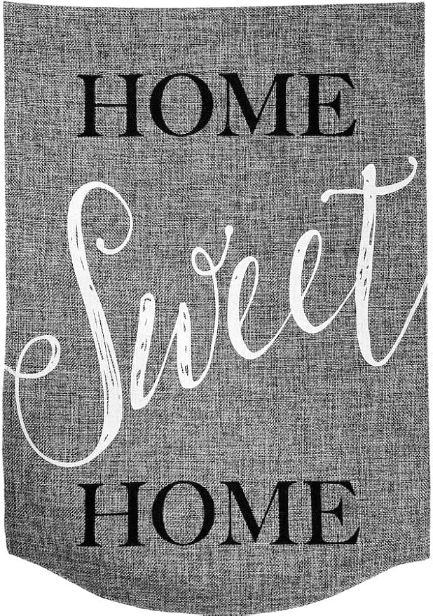 Briarwood Lane Home Sweet Home Burlap House Flag