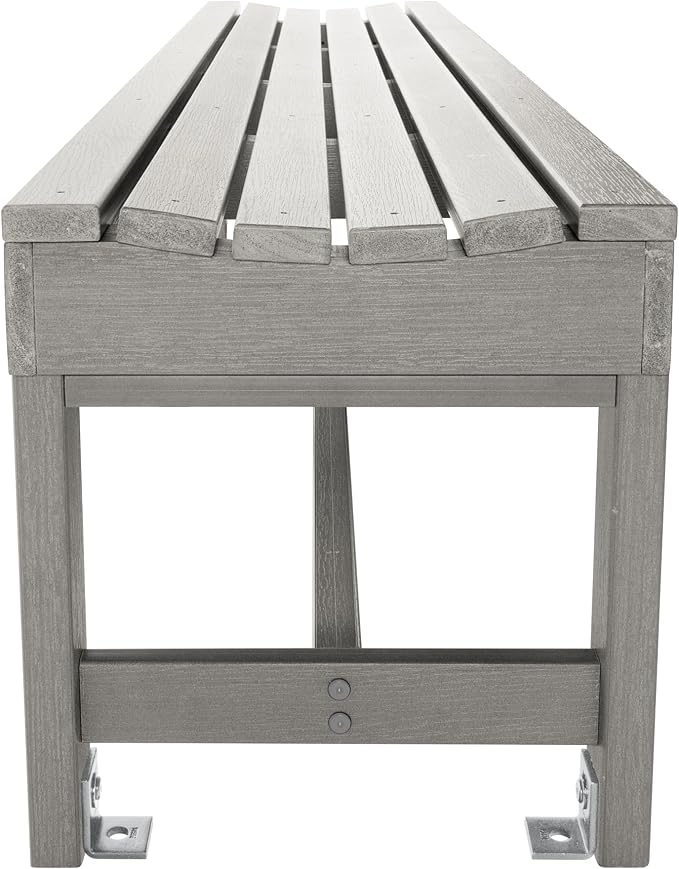 Sequoia Professional Commercial Grade Weldon Backless Picnic Bench, 6ft, Harbor Gray