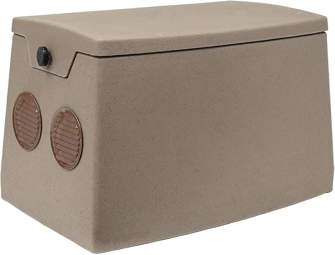 EASYPRO SC25F2 Weatherproof Aearion Cabinet | For up to 1/2 hp compressors. Includes 230V cooling fan. 15" x 25" x 15"