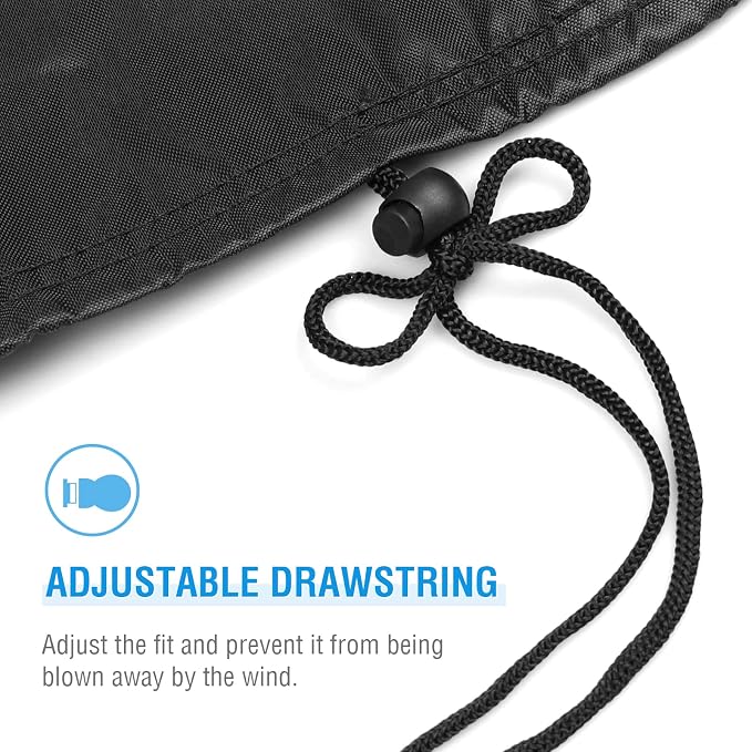 Kingling Outdoor Cooler Table Cover for Keter Cooler Tables, Waterproof Patio Storage Cooler Table Cover Patio Side Table Covers - 18''L x 18''W x18''H