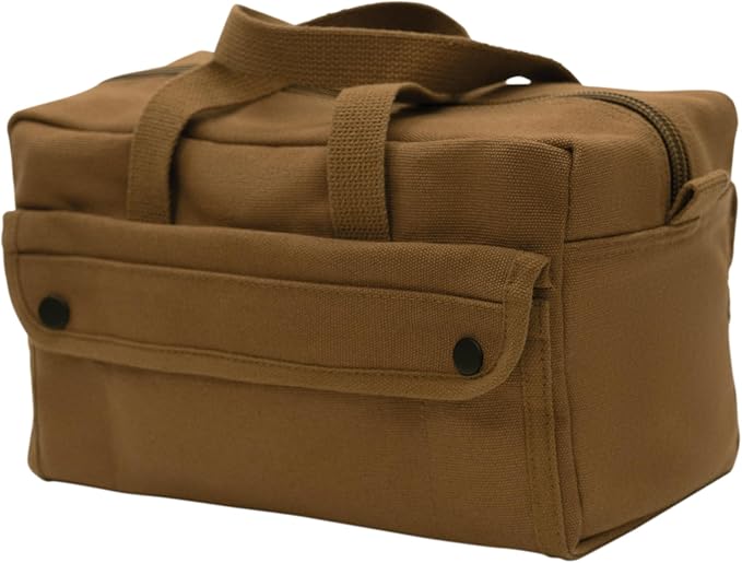 Rothco GI Style Mechanics Tool Bag, Heavy-Duty Canvas Tool Storage | 7.5 Liter Capacity, Heavyweight Canvas, Reinforced Bottom, Garage Storage