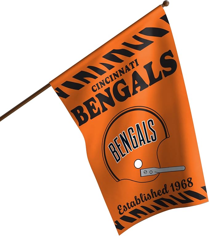 NFL Double Sided Team Logo Vertical Flag (40" x 28")
