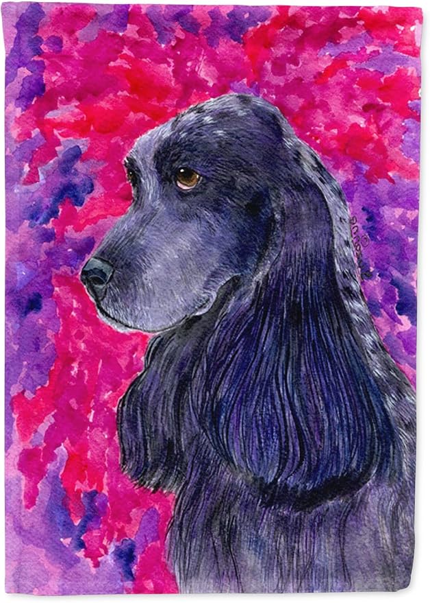Caroline's Treasures SS8659GF Cocker Spaniel Garden Flag Mailbox Flag Decorative Yard Flag Banner Outside Patio Artwork Yard Flower Beds, Garden Size, Multicolor