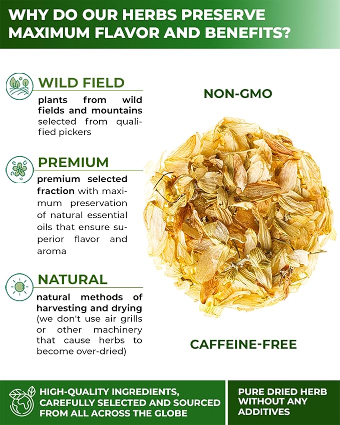 50 Bags Hop Tea Hops Herb Dried Hops Flowers Herbal Tea (Humulus Lupulus) - 50 Count 1.5g Bags Hoptea Lupulo Entero