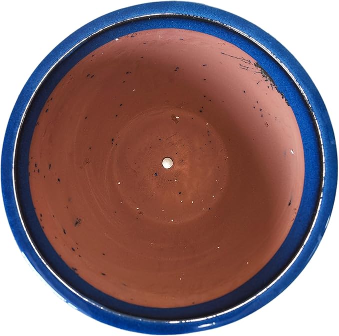 Large Flower Pots for Plants Outdoor & Indoor, Extra Large Ceramic Planters with Drainage Hole, 15.7 Inch