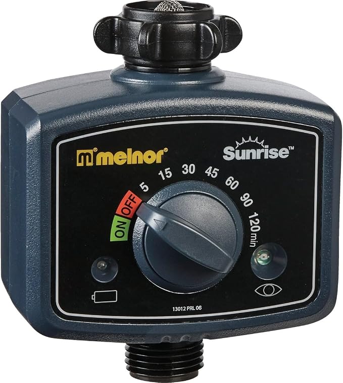 Melnor Sunrise Morning Water Timer - Automatically Water Your Lawn and Garden When Sun Rises