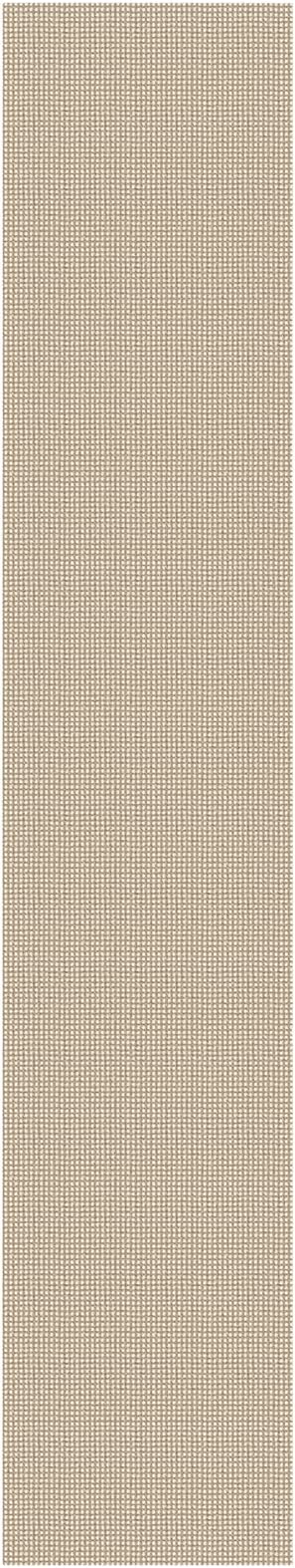 KOZYFLY Braided 2x20 Runners Rugs for Hallway, Extra Long Washable Runner Rug, Woven Non Slip Kitchen Runner, Cotton Entryway Rug, Floor Carpet for Entry, Aisle, Hall, Ivory/Camel/Brown