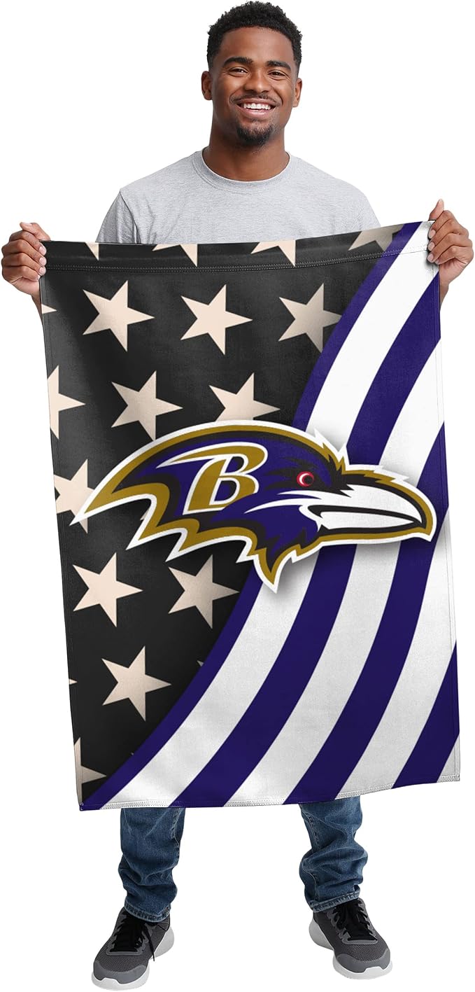 NFL Double Sided Team Logo Vertical Flag (40" x 28")