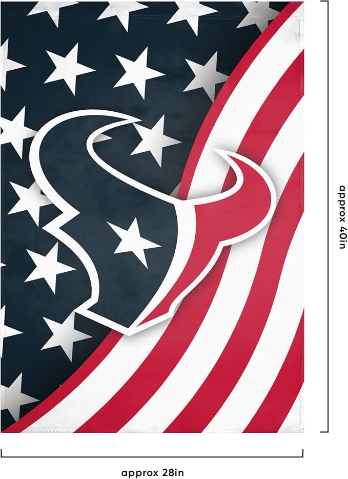 NFL Double Sided Team Logo Vertical Flag (40" x 28")