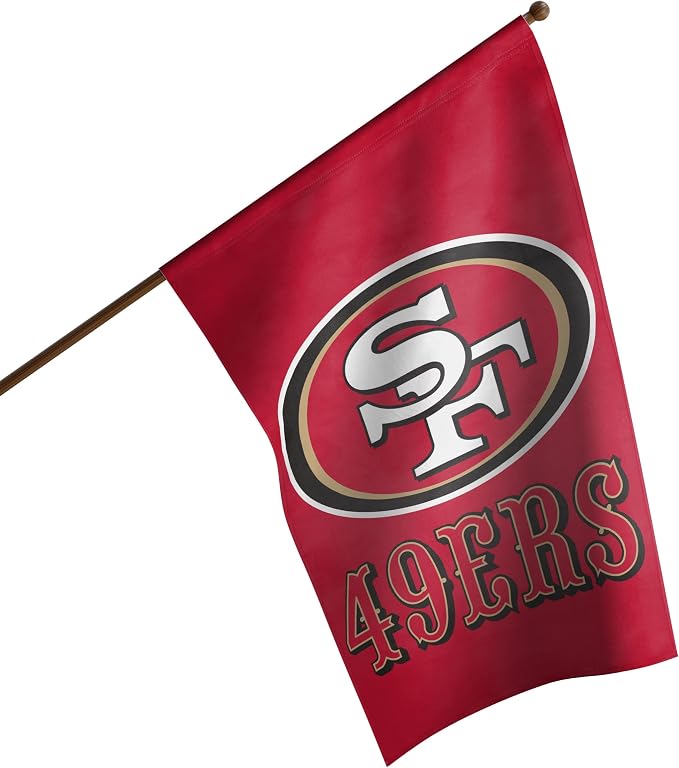 NFL Double Sided Team Logo Vertical Flag (40" x 28")