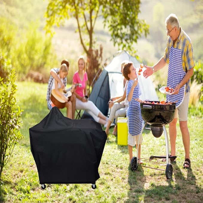 Outdoor Sink Cover for Cuisinart Outdoor CGWM-090 and CGWM-094 Prep Table, Waterproof Sink Station Cover Dustproof Prep Table Station Covers for Grill Black - 48"L×24"W×48"H, Black
