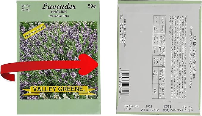 Set of 200 Flower Seed Packets - Flower Seeds in Bulk - 15 or More Varieties Available - Great for Creating Colorful Gardens (200)