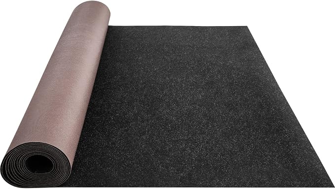 Happybuy 6 ft x 13 ft Charcoal Black Marine Carpet for Boats Waterproof - 0.18" Thick Indoor Outdoor Rug Carpet Roll for Home Patio Porch Deck