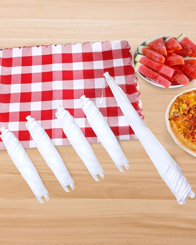Anpro Food Covers for Outdoors - 1 Extra Large (40"x25") + 4 Large (17"x17") Pop-Up Mesh Food Tents, Collapsible Reusable Bug-Proof Nets for Picnics, BBQs & Camping, Stainless Steel Frame